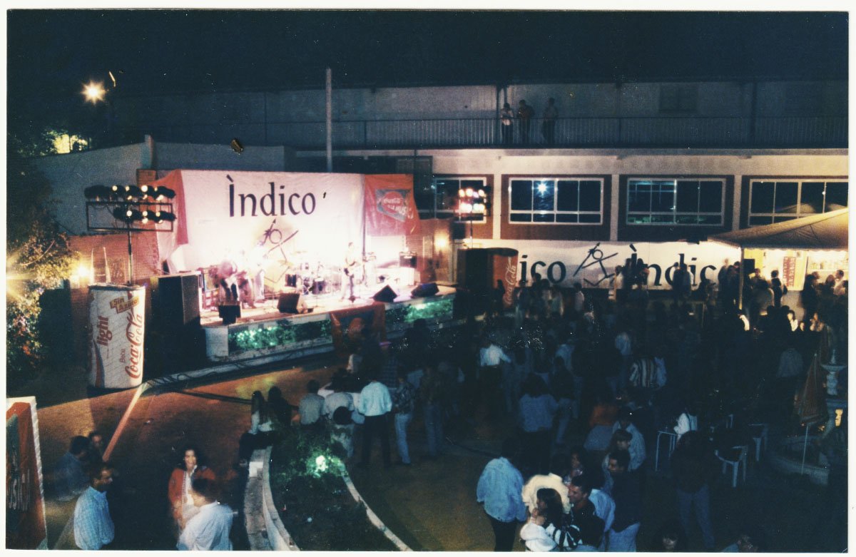 Concierto Hilarios con Limón en terraza Índico